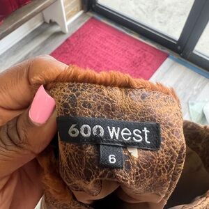 600 West Brown Skirt